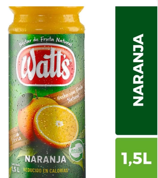 JUGO WATTS NARANJA