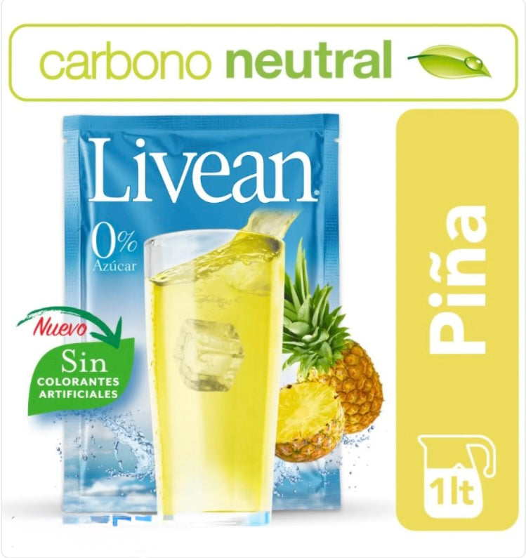 JUGO EN POLVO LIVEAN PIÑA