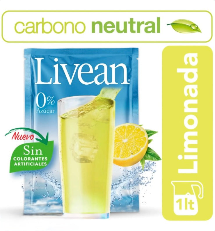 JUGO EN POLVO LIVEAN LIMONADA