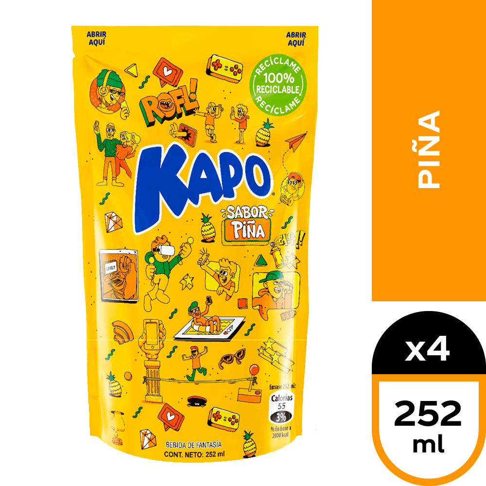 Kapo Sabor Piña 252ml