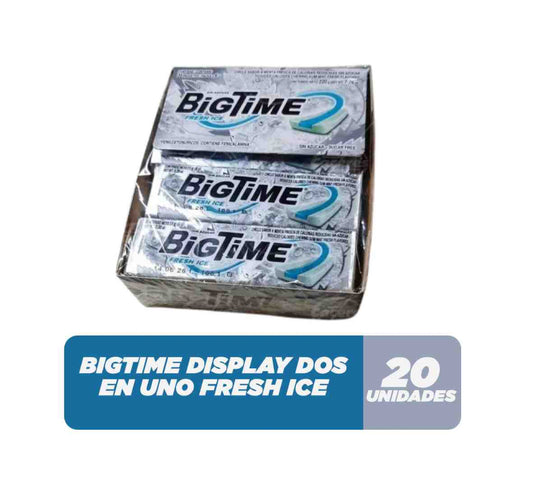 CAJA DE BIGTIME FRESH ICE 20u.