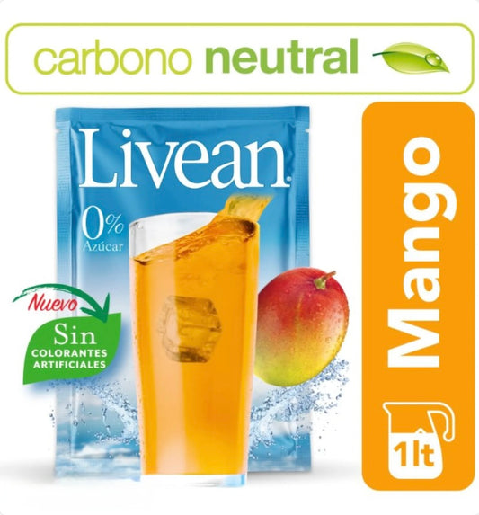JUGO EN POLVO LIVEAN MANGO