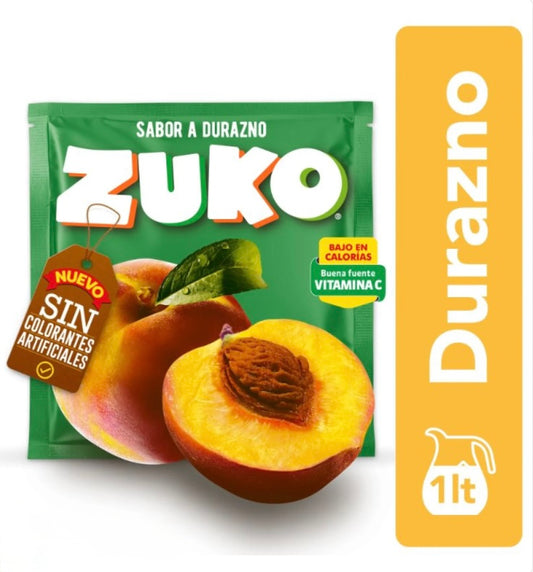 JUGO EN POLVO ZUKO DURAZNO