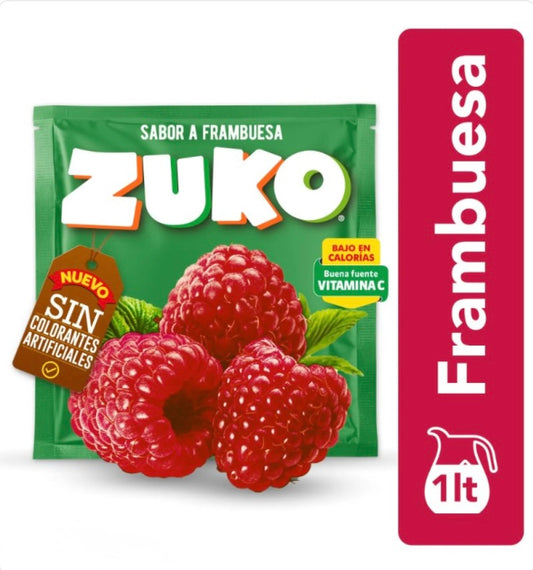 JUGO EN POLVO ZUKO FRAMBUESA
