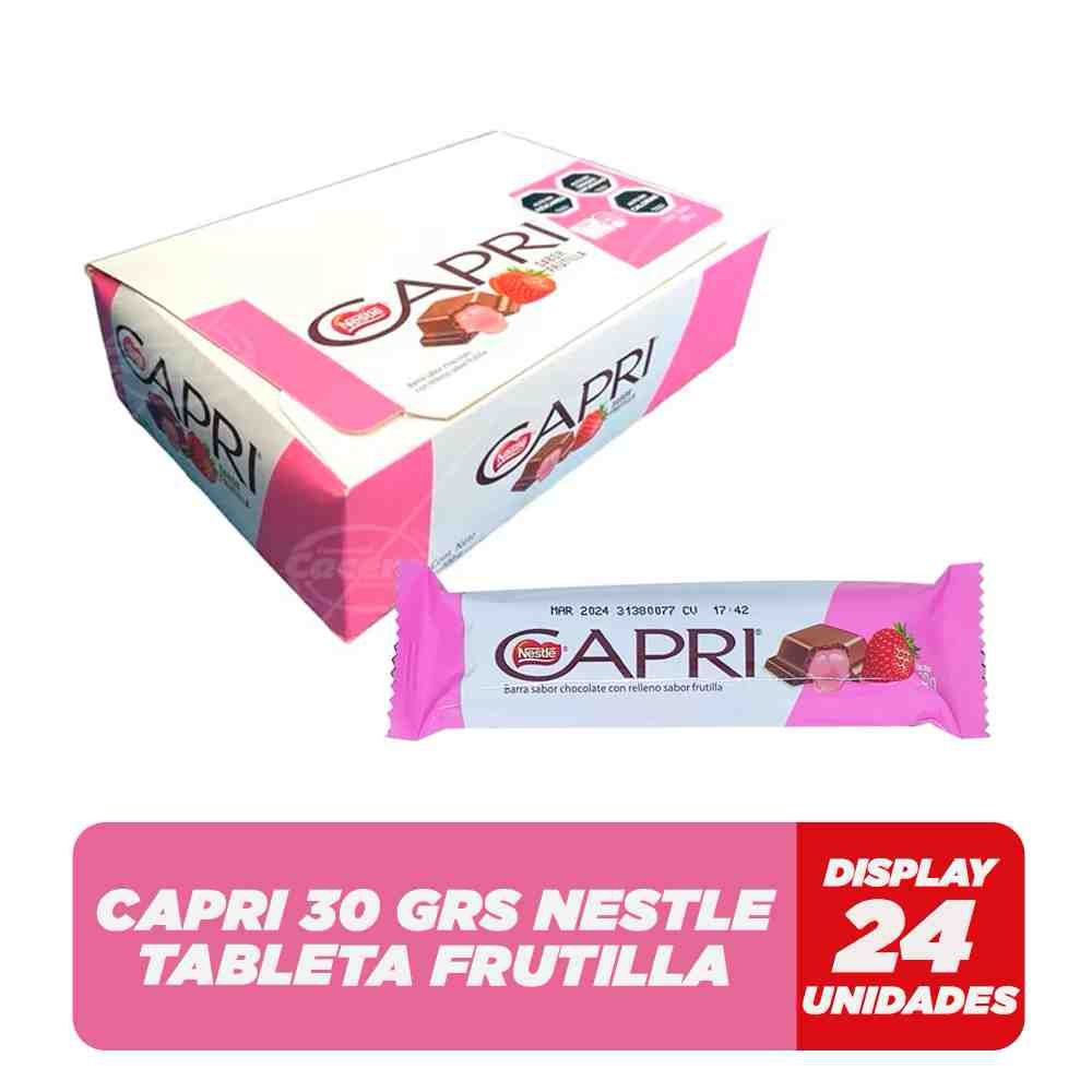 CHOCOLATE CAPRI FRUTILLA 24u